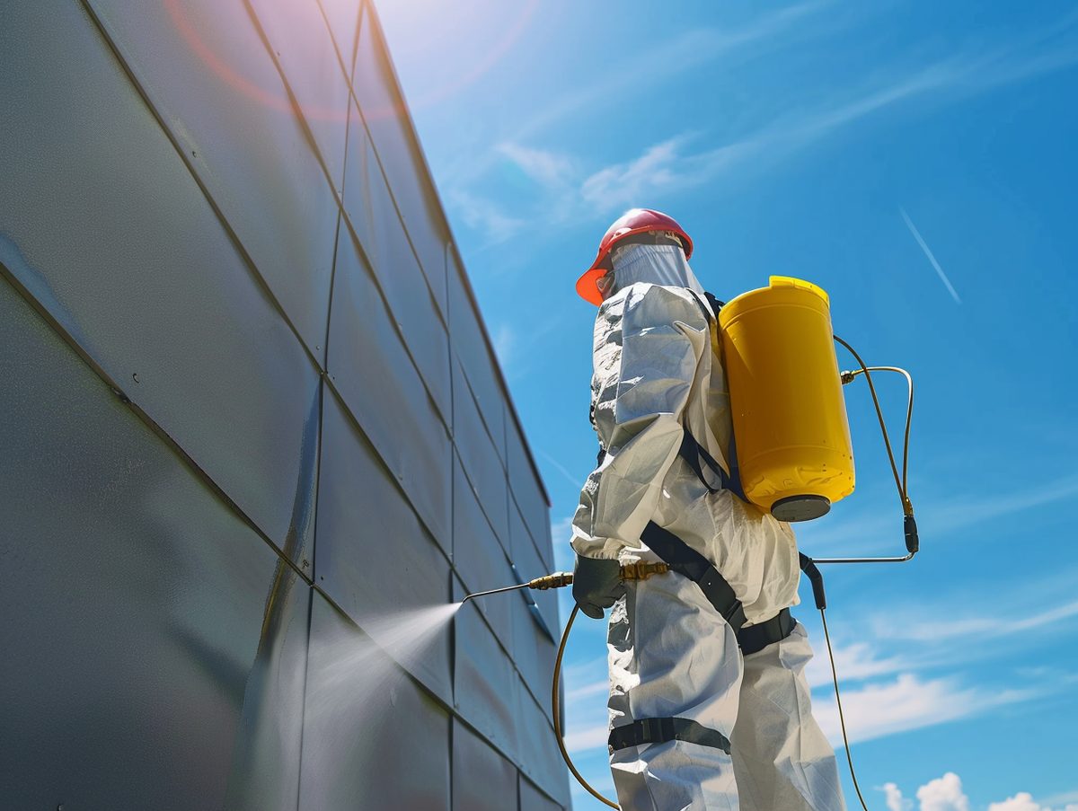 Termite barrier installation